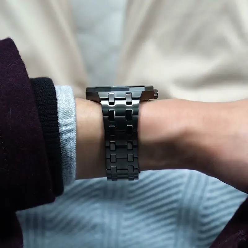 Guess Asset Purple Sunray Dial Casual Men's Watc- GW0575G5